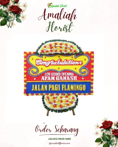 Bunga Papan Congratulation di Lempuyang